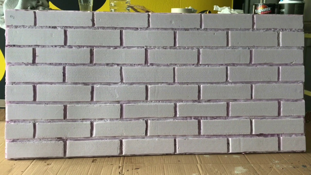 Realizzazione rivestimento decorativo a mattoncini fai da te