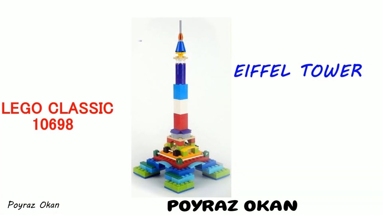 10698 Serisi LEGO Classic Oyuncakları ile Eyfel Kulesi Nasıl Yapılır? / (lego classic 10698 ideas)