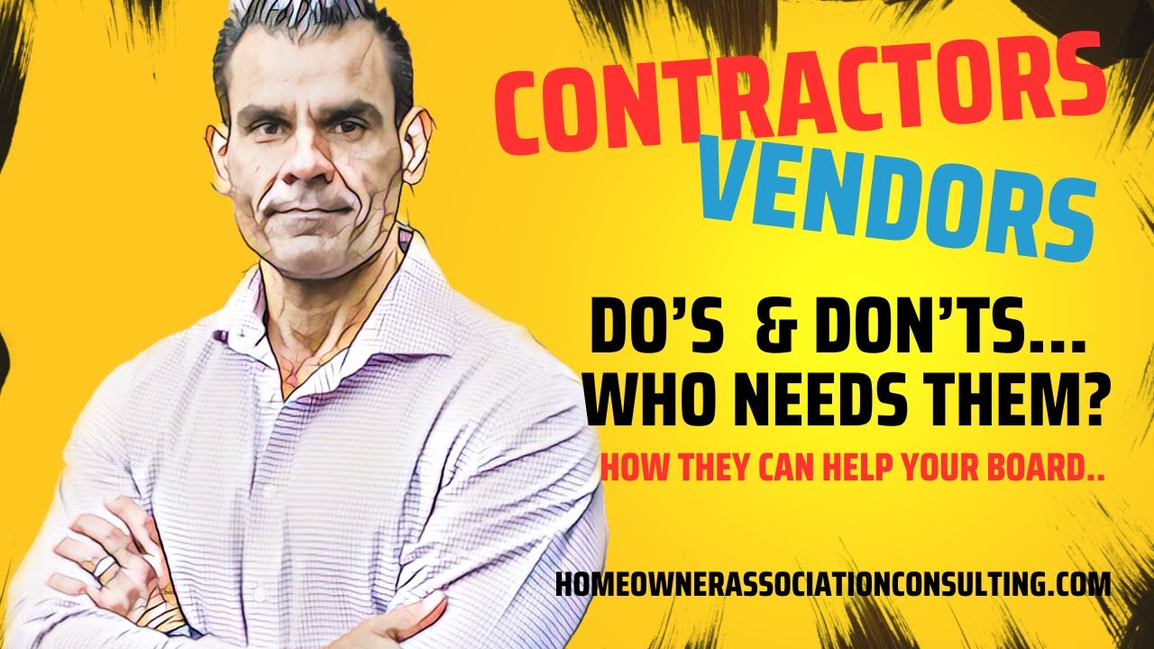 Condo and HOA Vendor Relations