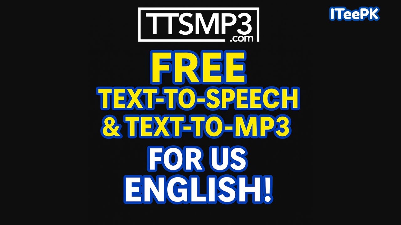 Text to Speech Online Free Unlimited MP3 | TTSMP3.com Full Guide