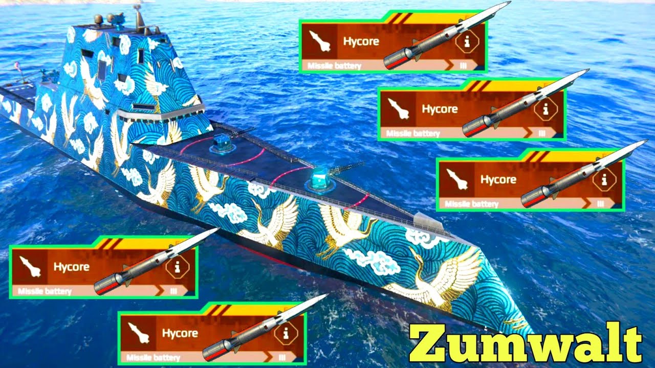 5x Hycore ZUMWALT VS Entire Fleet – Guess Who Wins? 😈 Modern Warships Gameplay!