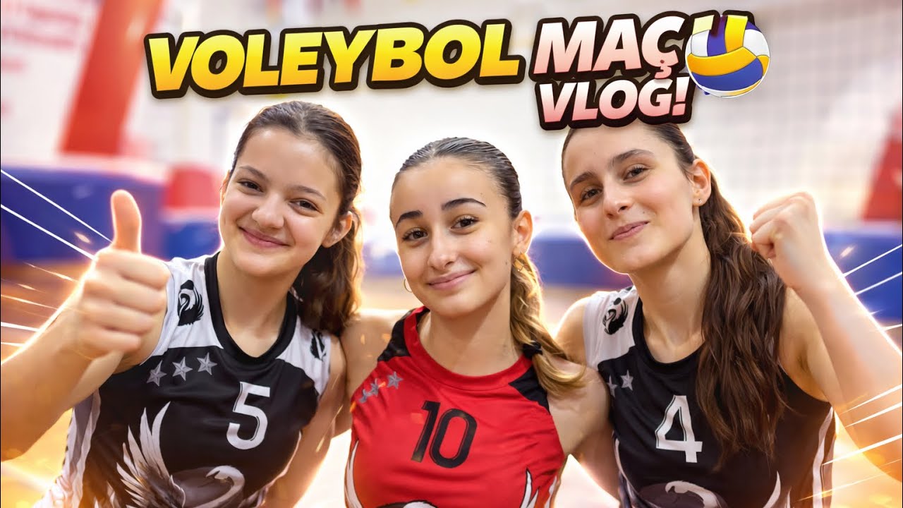 VOLEYBOL MAÇ VE KUAFÖR VLOG / Nasıl Değişmiş miyim? 