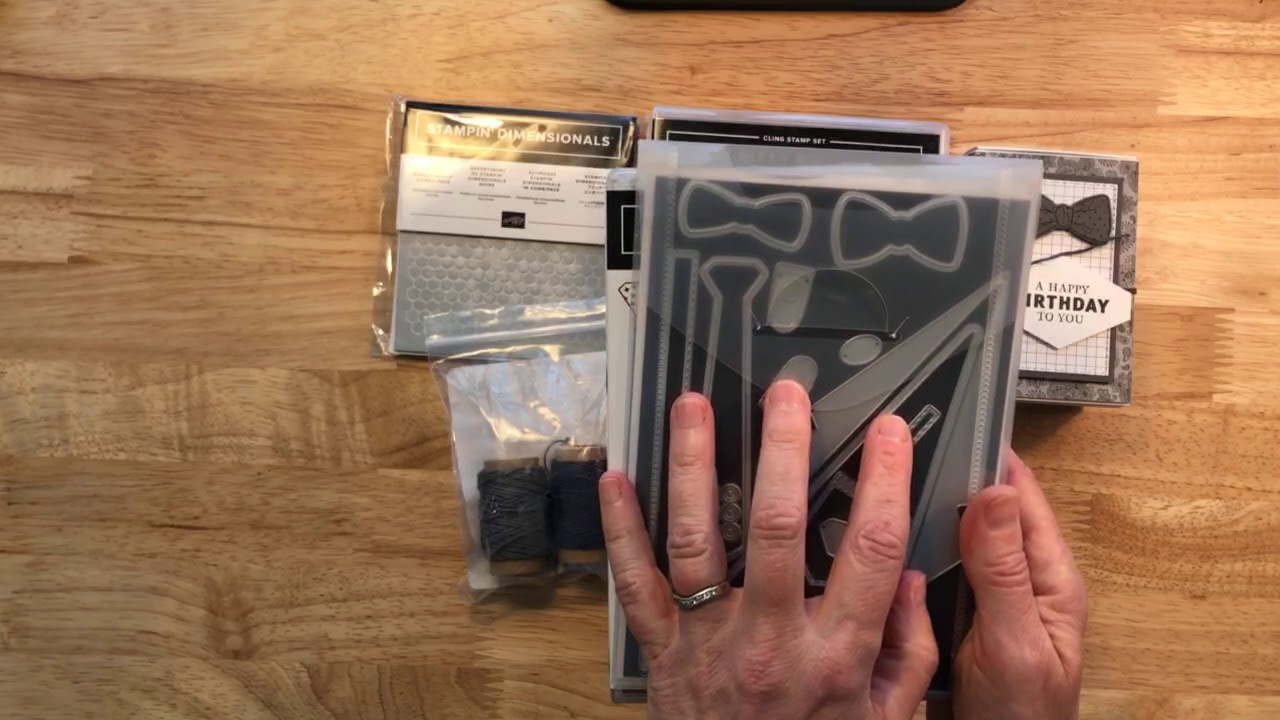 Stampin’ Up! Well Suited Suite 3-Card Workshop