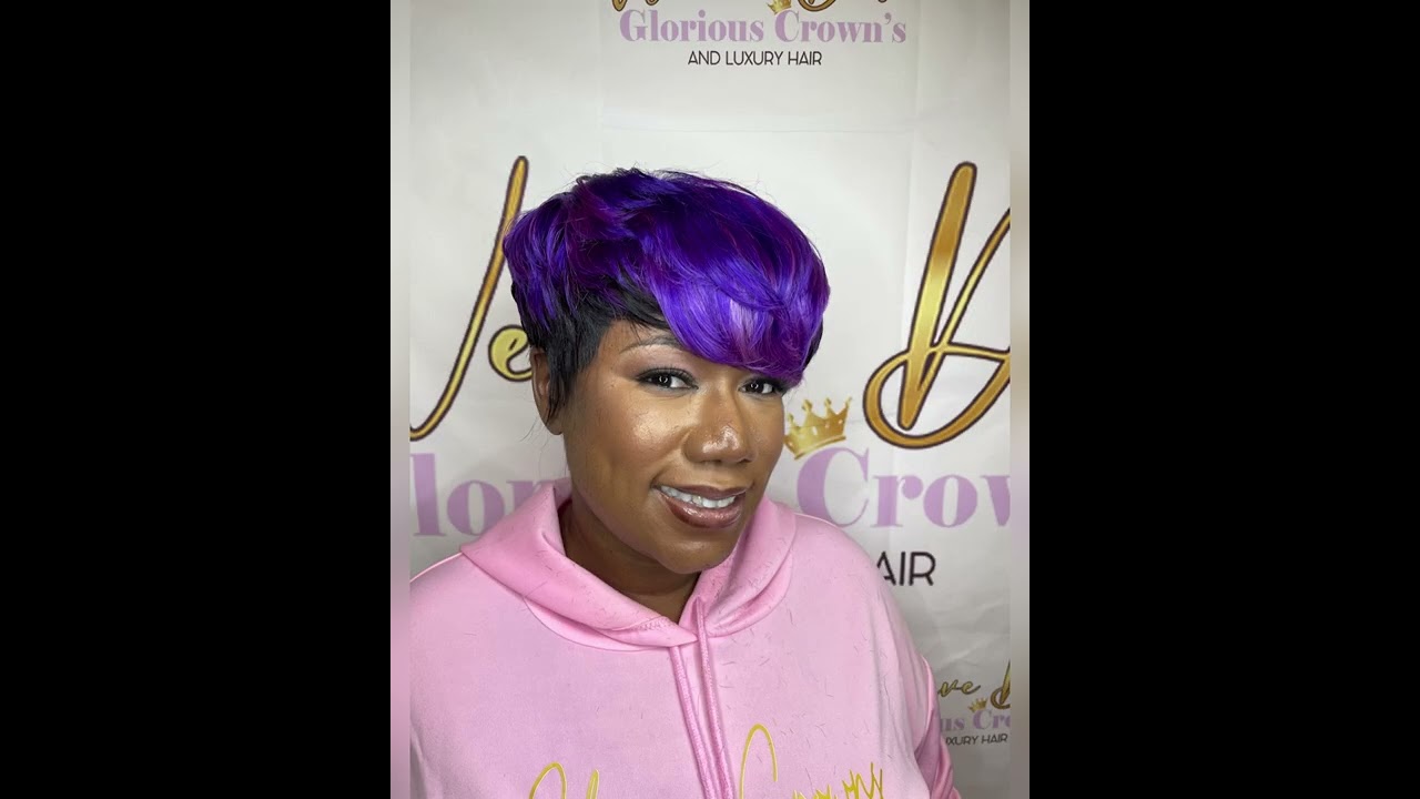 Another Custom Short Hair Lace Front Wig Transformation