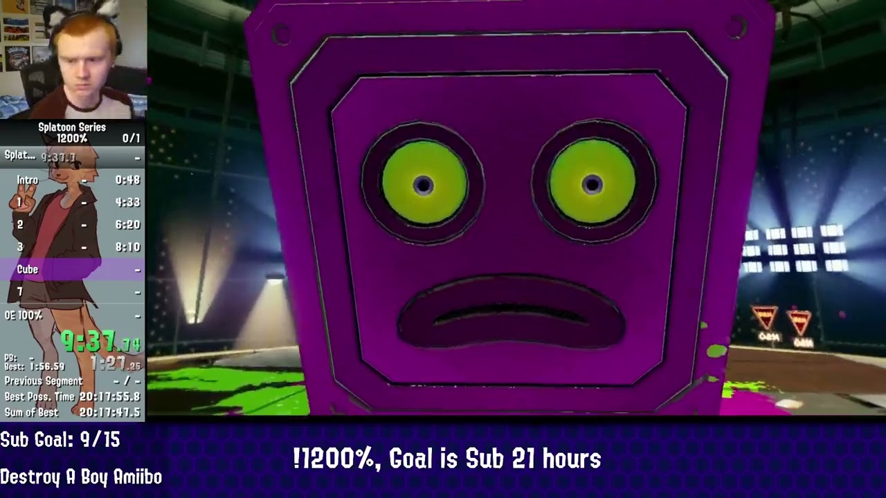 Splatoon 100% Speedrun in 2:54:32 (Part 1/3 of Splatoon 1200% WR)