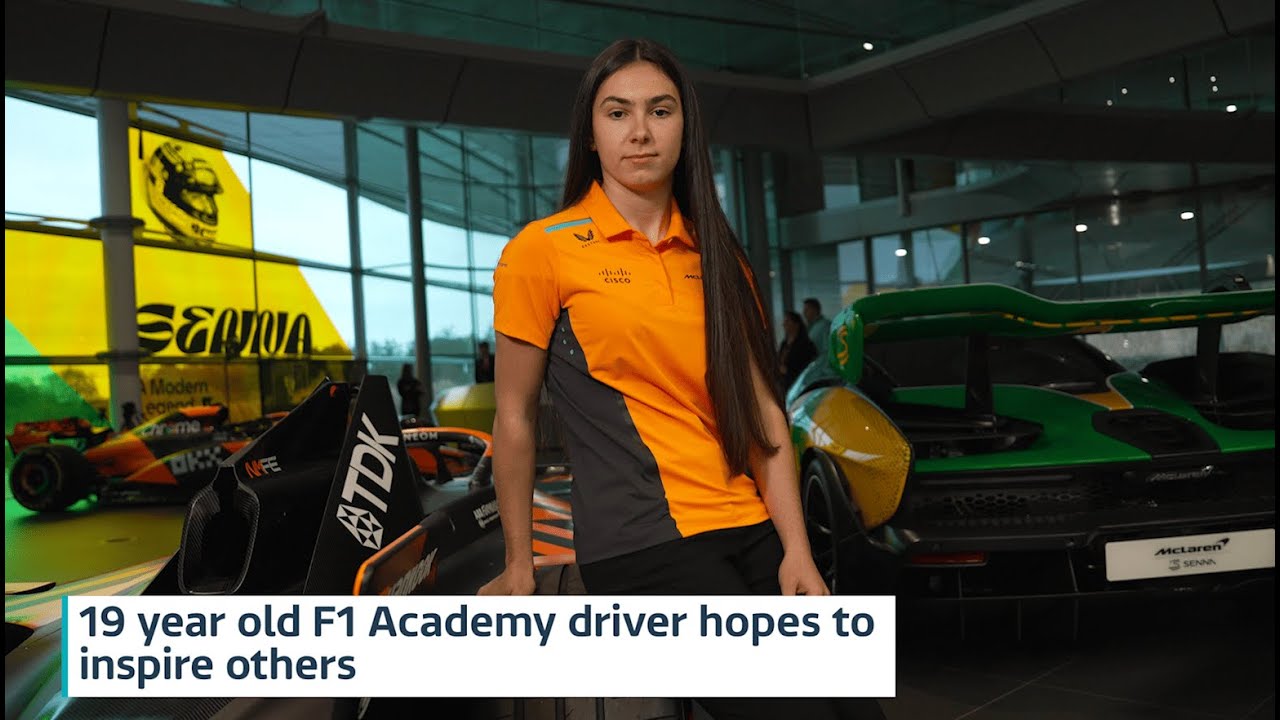 McLaren driver Ella Lloyd - ITV Wales interview