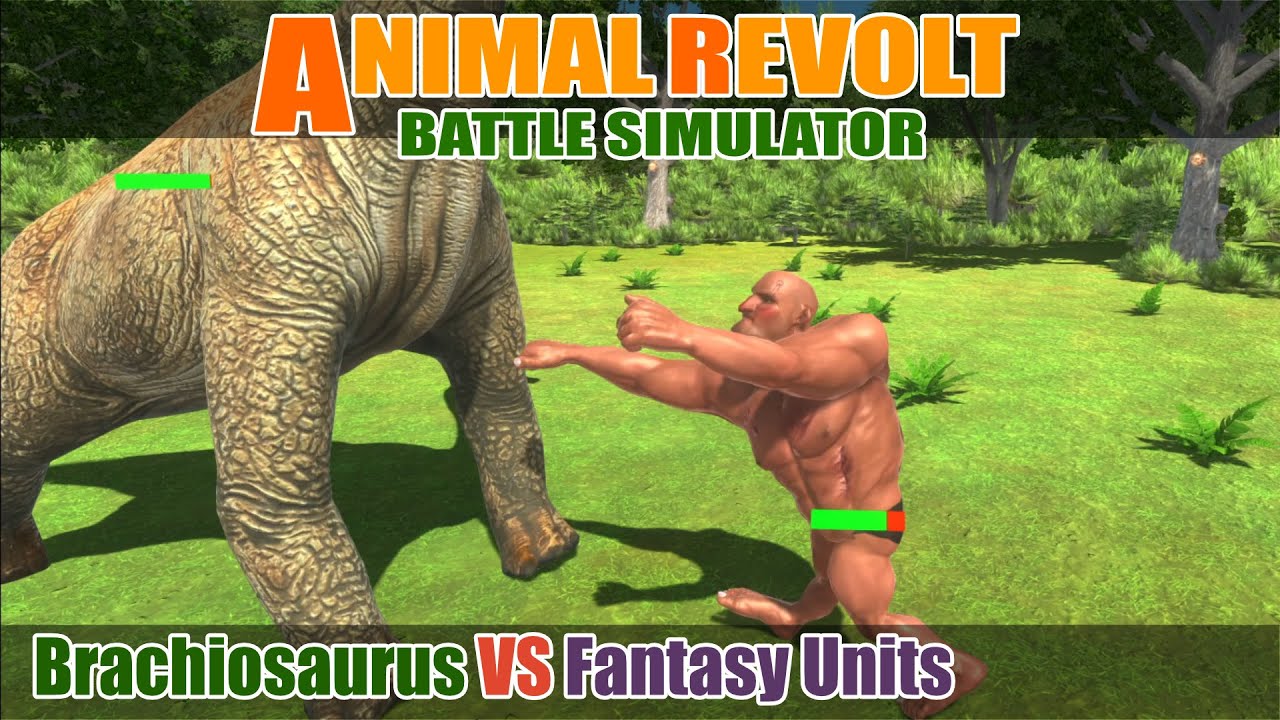 Brachiosaurus vs Fantasy Units - Animal Revolt Battle Simulator