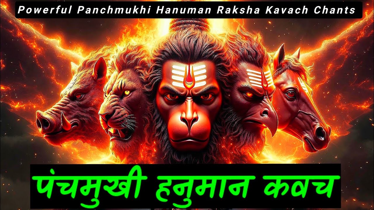 Panchmukhi Hanuman Mantra | पंचमुखी हनुमान मंत्र | Powerful Protection & Strength🚩🚩