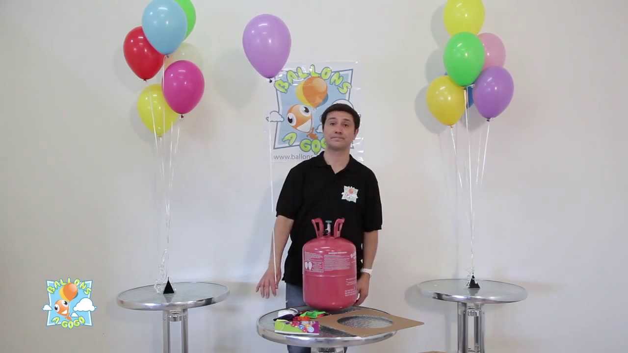 Bouteille d'hélium jetable