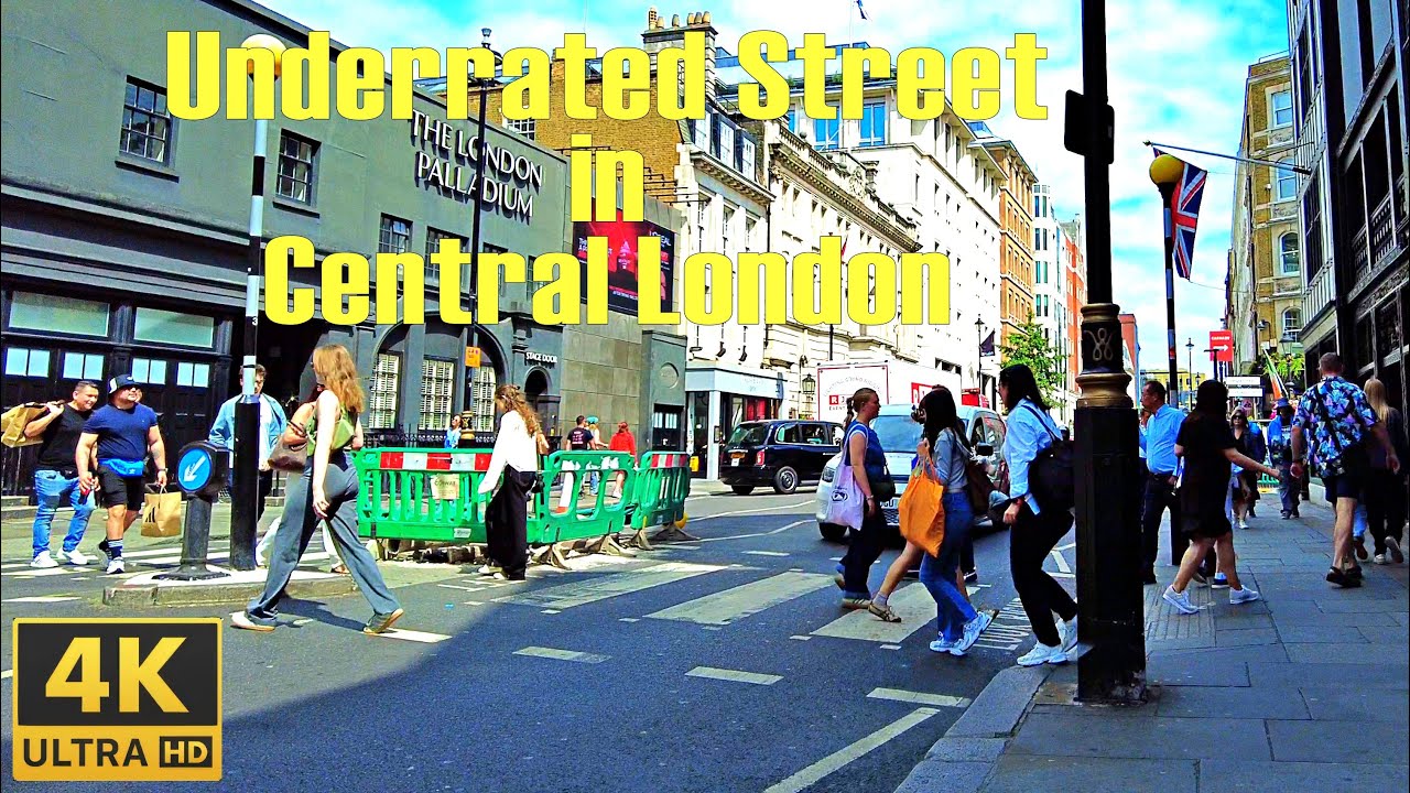 Walking London in 4K | Great Marlborough Street – Hidden Charm of Soho