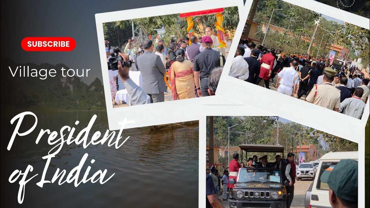 President of India village tour||Droupadi Murmu,            #presidentofindia #village #video 