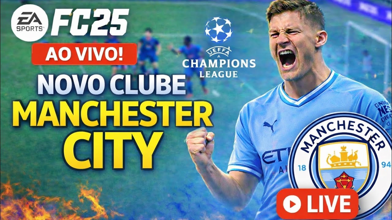 🔴Novo Clube? #04🏆 Carreira Manager EA FC 25 Ao Vivo 🔴