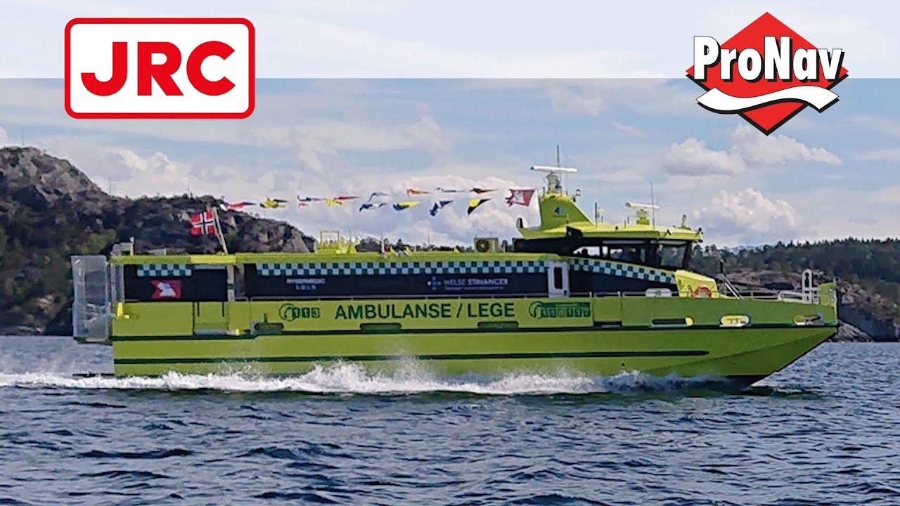 Rygermedic - Ambulansebåt i Ryfylke med elektronikk fra ProNav AS og JRC