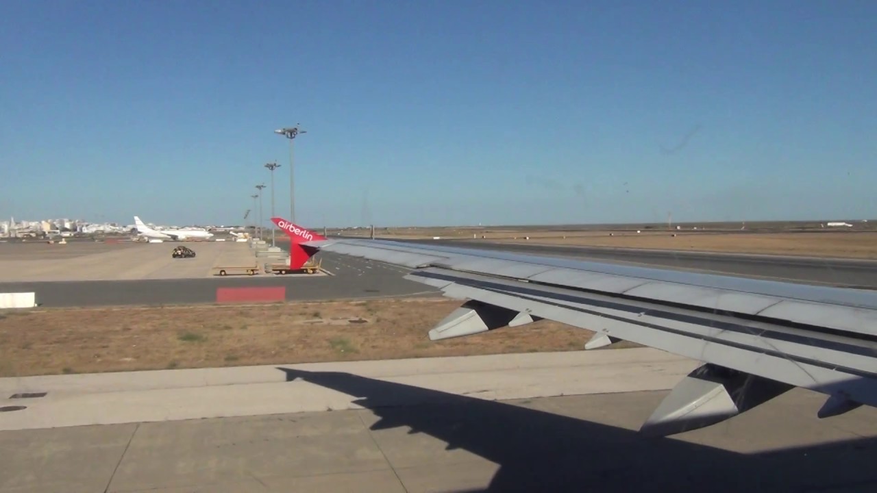✈ NIKI Airbus A321 Take-Off at Faro Airport