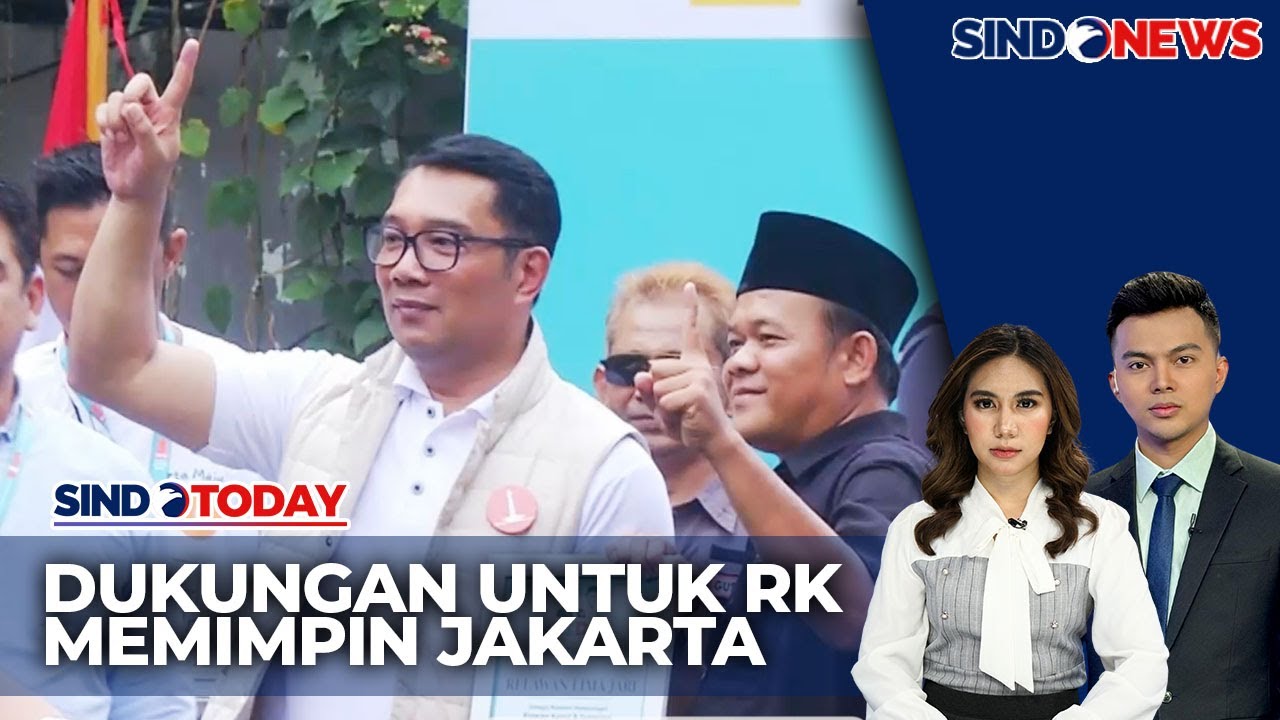 7 Organisasi Relawan Deklarasi Dukung Pasangan 'RIDO' - Sindo Today 08/10