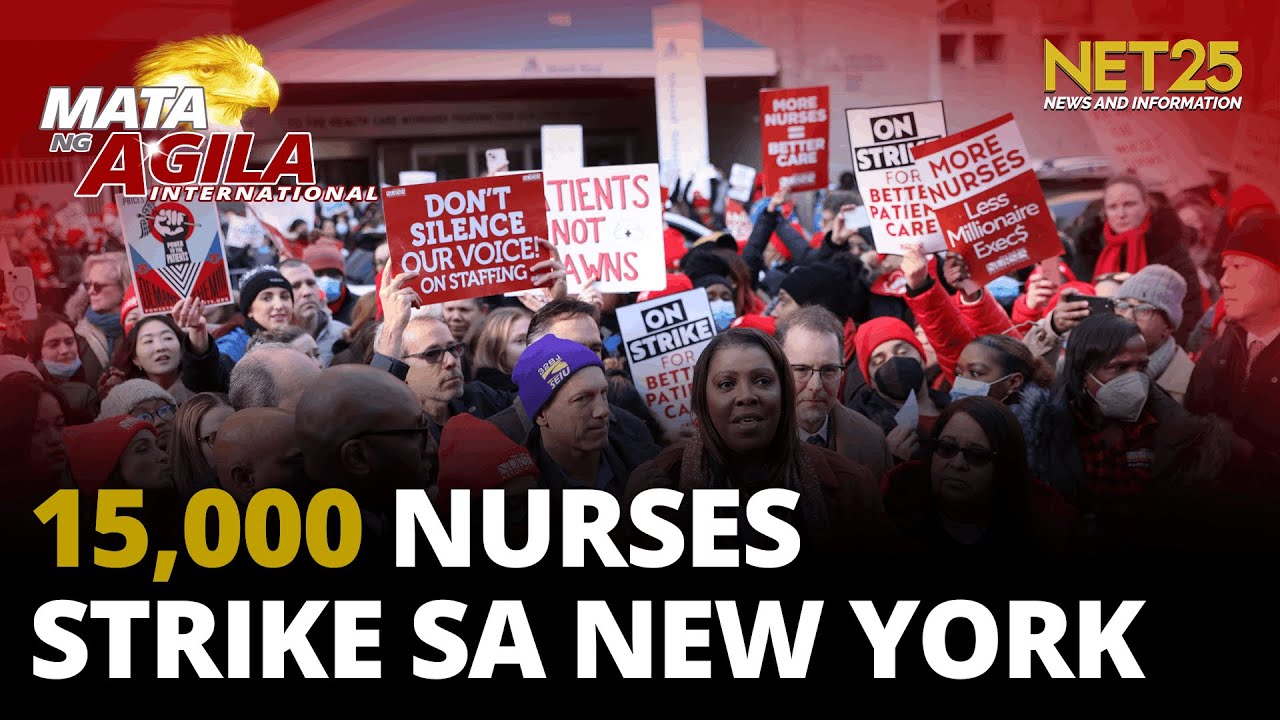 15,000 nurses sa New York, nagpapatuloy ang strike