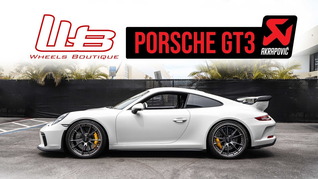 PORSCHE GT3 AKRAPOVIC EXHAUST