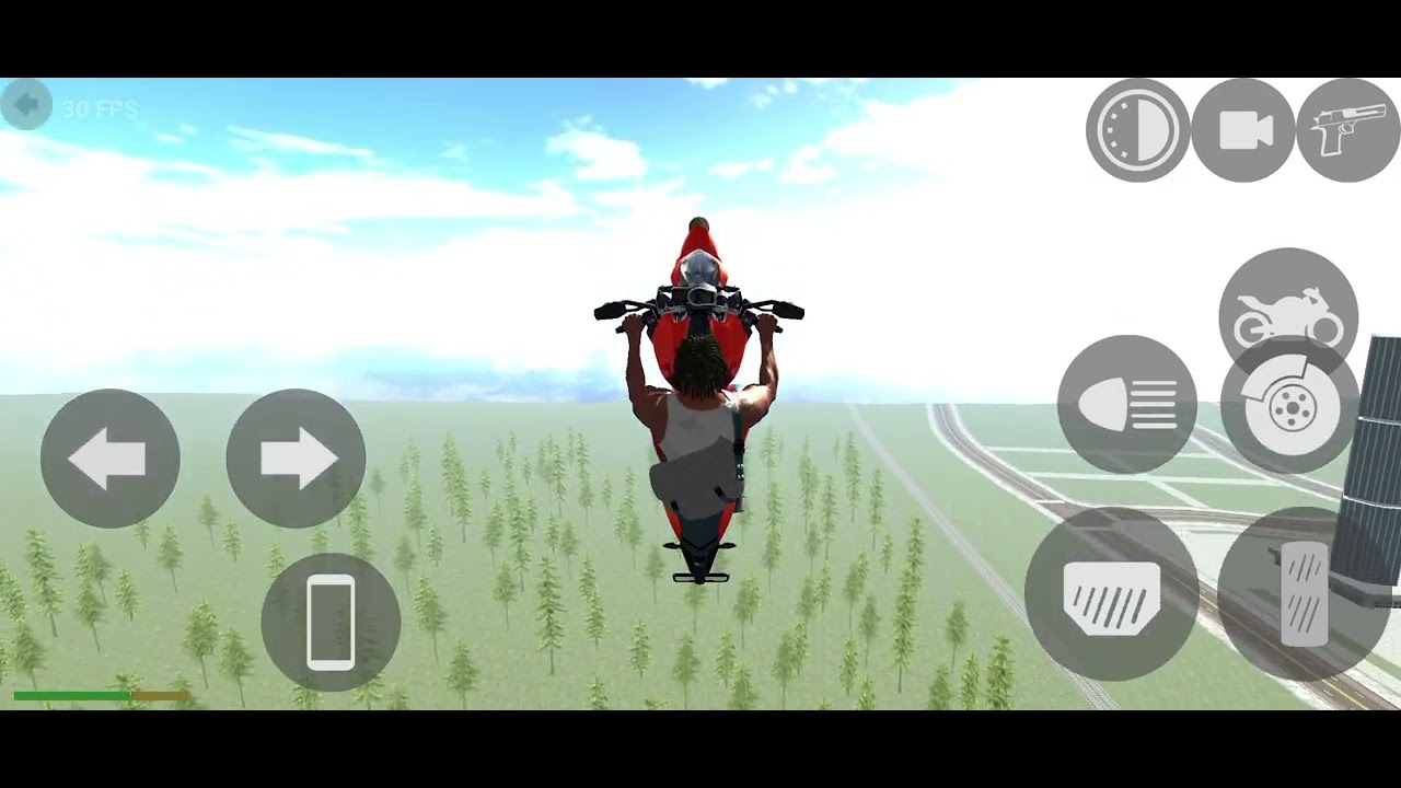 Indian bike driving 3d game play train with gas tank thar