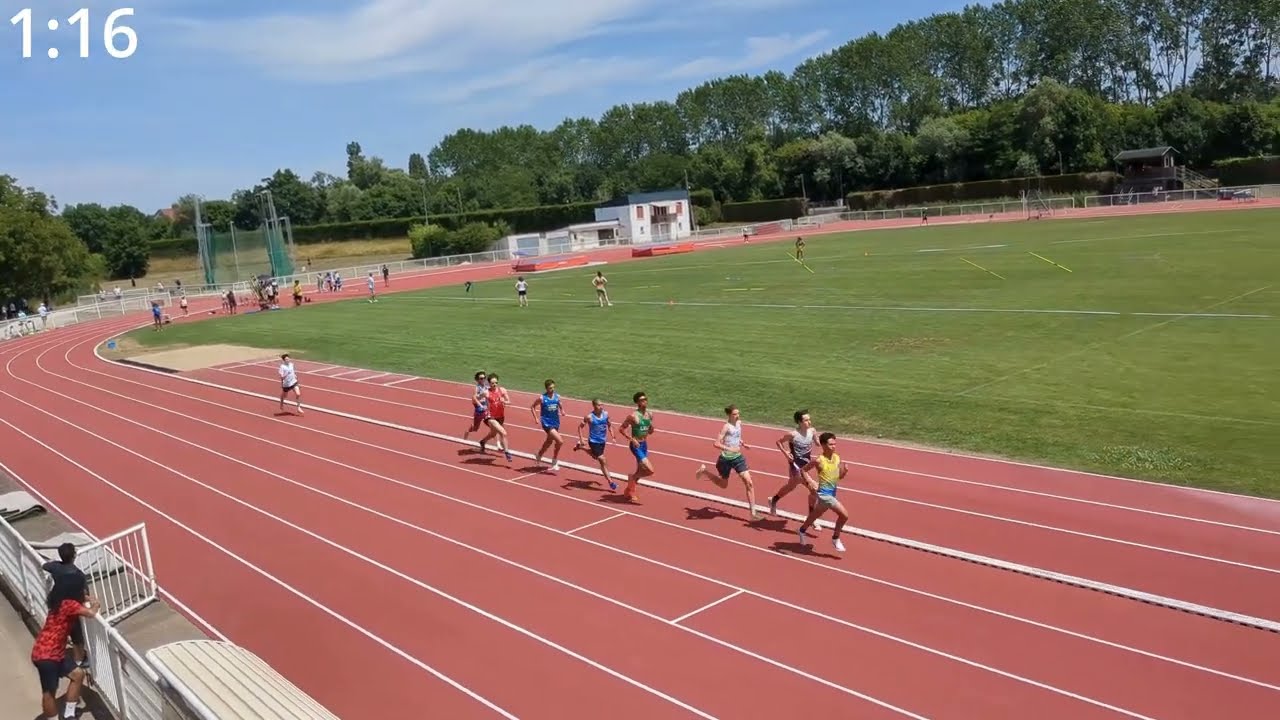 1500m TC Meeting interrégional @ St Florentin Nathan PIEAU UA Sens