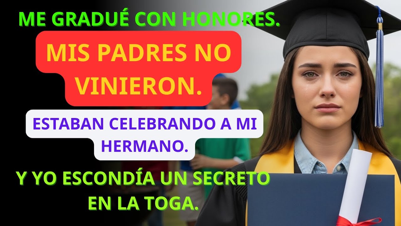MIS PADRES IGNORARON MI GRADUACIÓN… Y ESE MISMO DÍA ME FUI DEL PAÍS CON UNA BECA QUE LO CAMBIÓ TODO