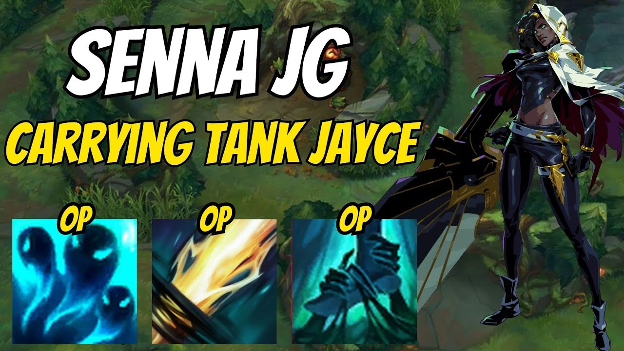How I Carried A TANK Jayce With Senna JG!!! JG Only Loss = Deleted Forever