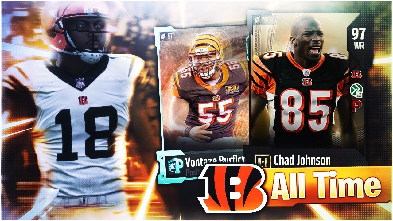 🐯ALL-TIME CINCINNATI BENGALS THEMED TEAM SQUAD BUILDER! Madden 18