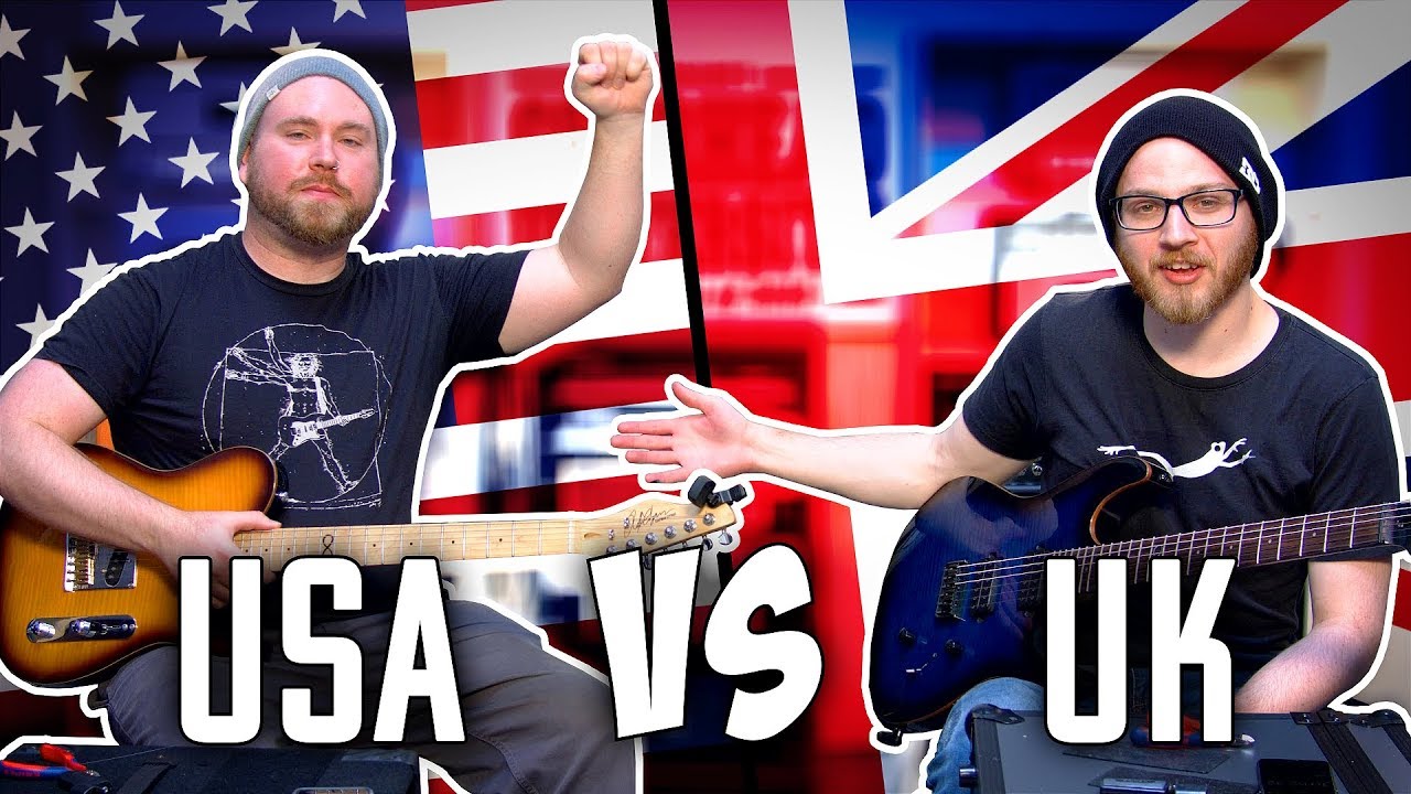 Guitar Restring Race - USA vs UK! (ft. Trey Xavier) | Pete Cottrell