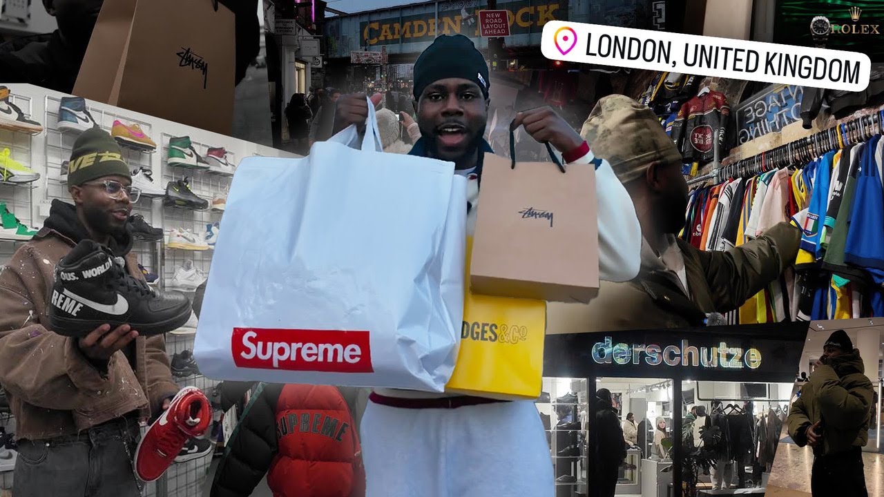 2000€😭 XXL LONDON SHOPPING VLOG 🛍️🇬🇧 #streetwear #shoppingvlog #sneakers #fashion