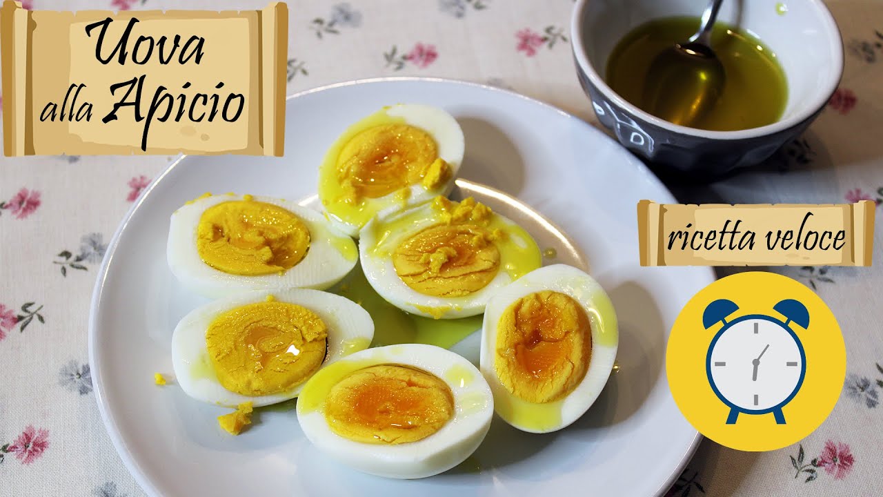 Uova alla Apicio - RICETTA romana in 30 SECONDI