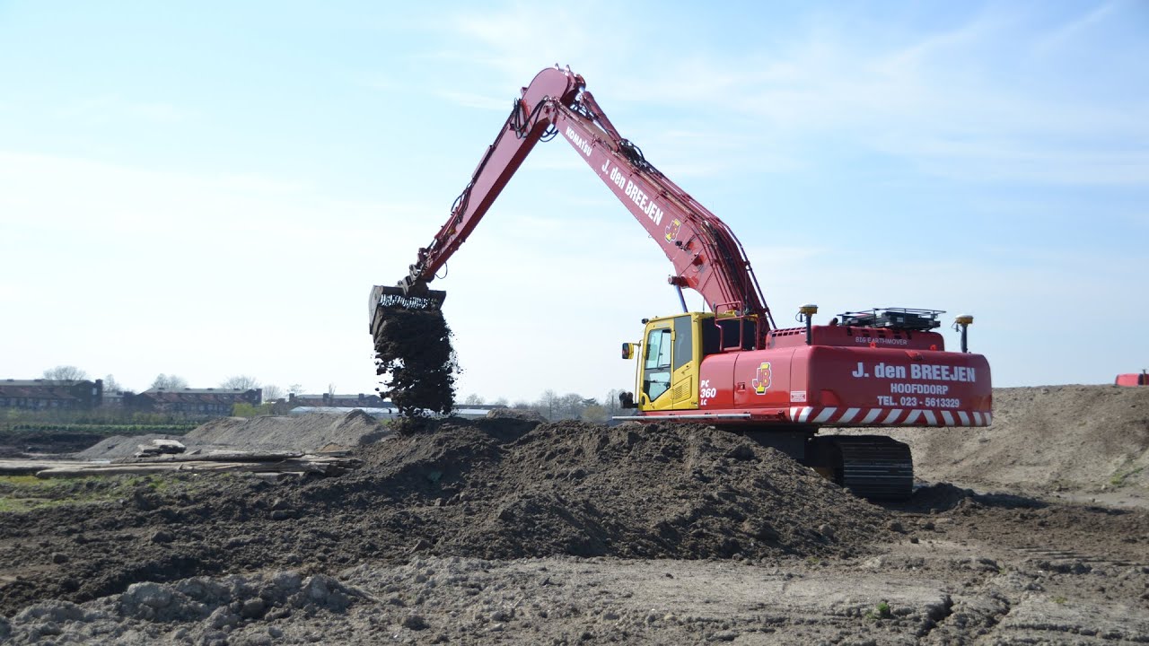 Long reach Komatsu 360LC
