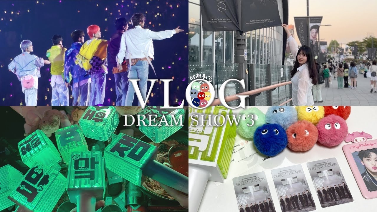 시즈니 브이로그 | 드파민 싹 도는 미친 콘서트 후기🤪 ∙드림쇼3 올콘 ∙엔시티 드림 ∙nct dream