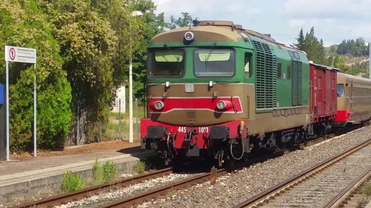 Treni sulla Empoli Siena Stazione di Castellina in Chianti