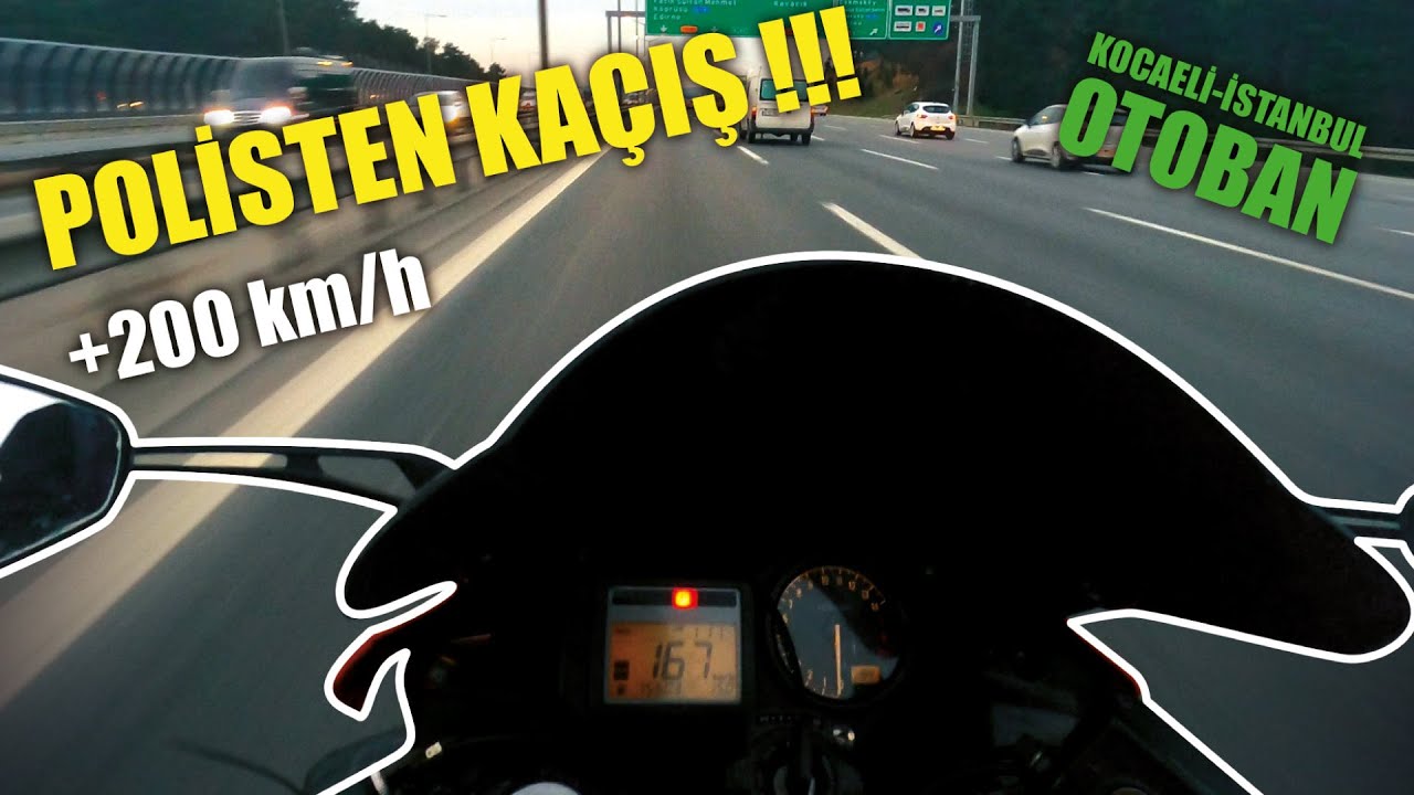 Çekme Belgeli - Polisten Kaçış | CBR 600F