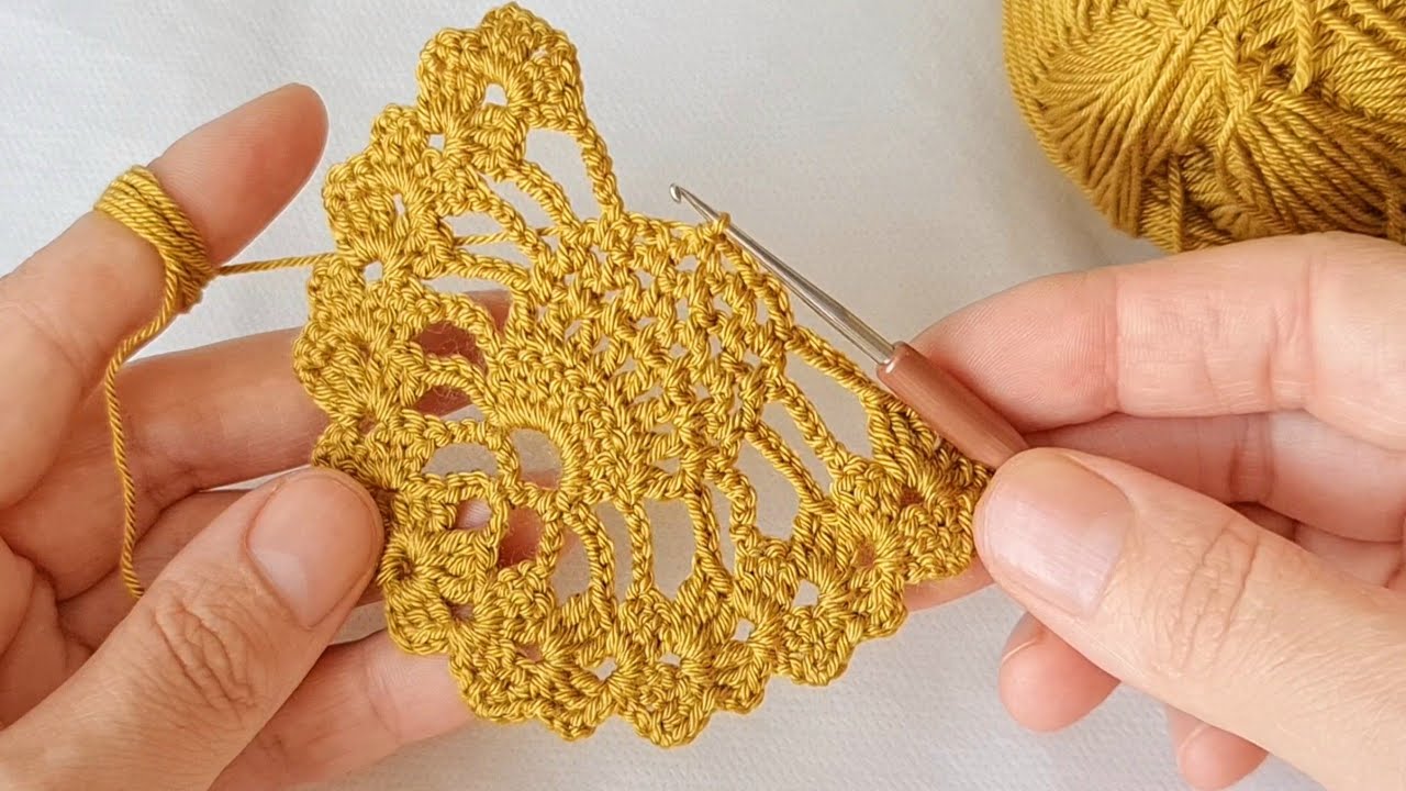 Muhteşem örgü dantel motif modeli  Knitting Crochet