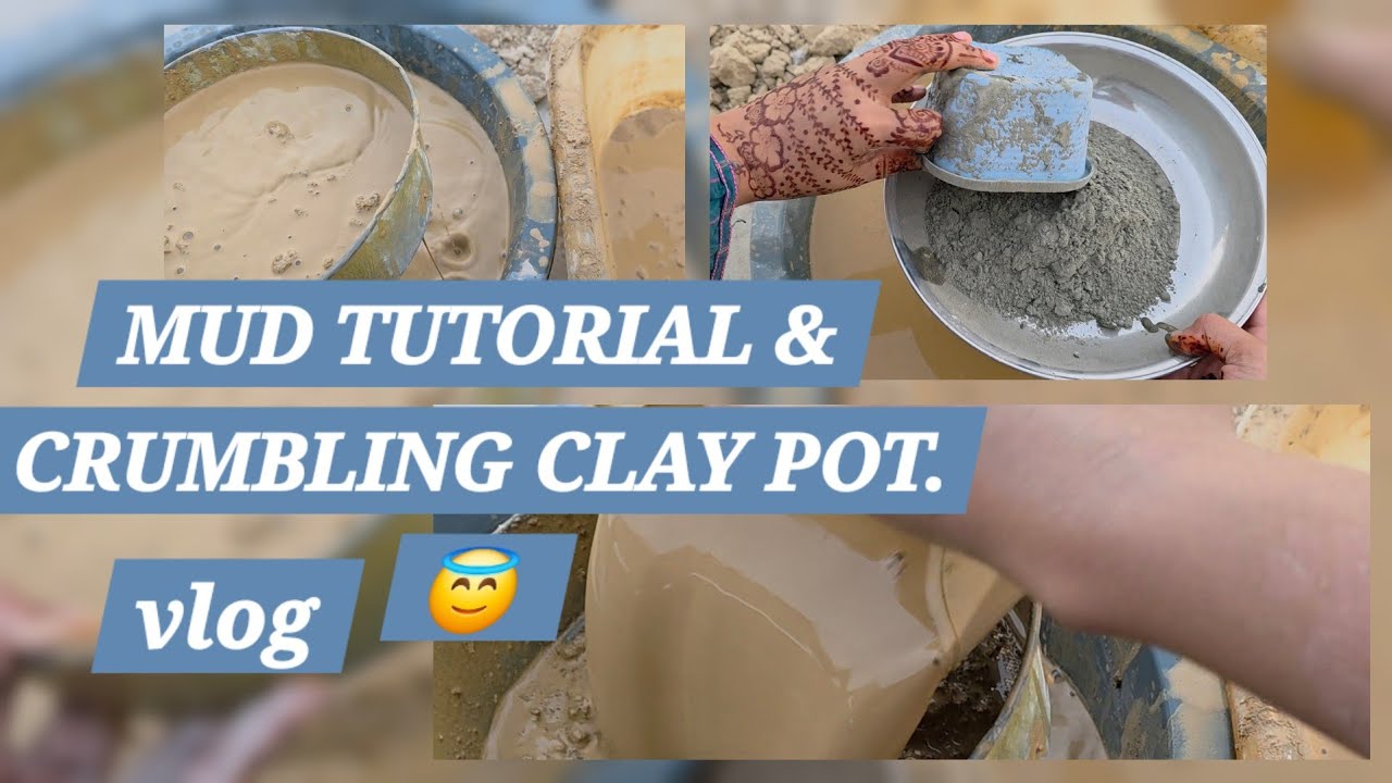  NEW VLOG /MUD TUTORIAL |&CRUMBLING DRY CLAYPOT PURI VDEO RECORD NH HOE GUYS 👦 