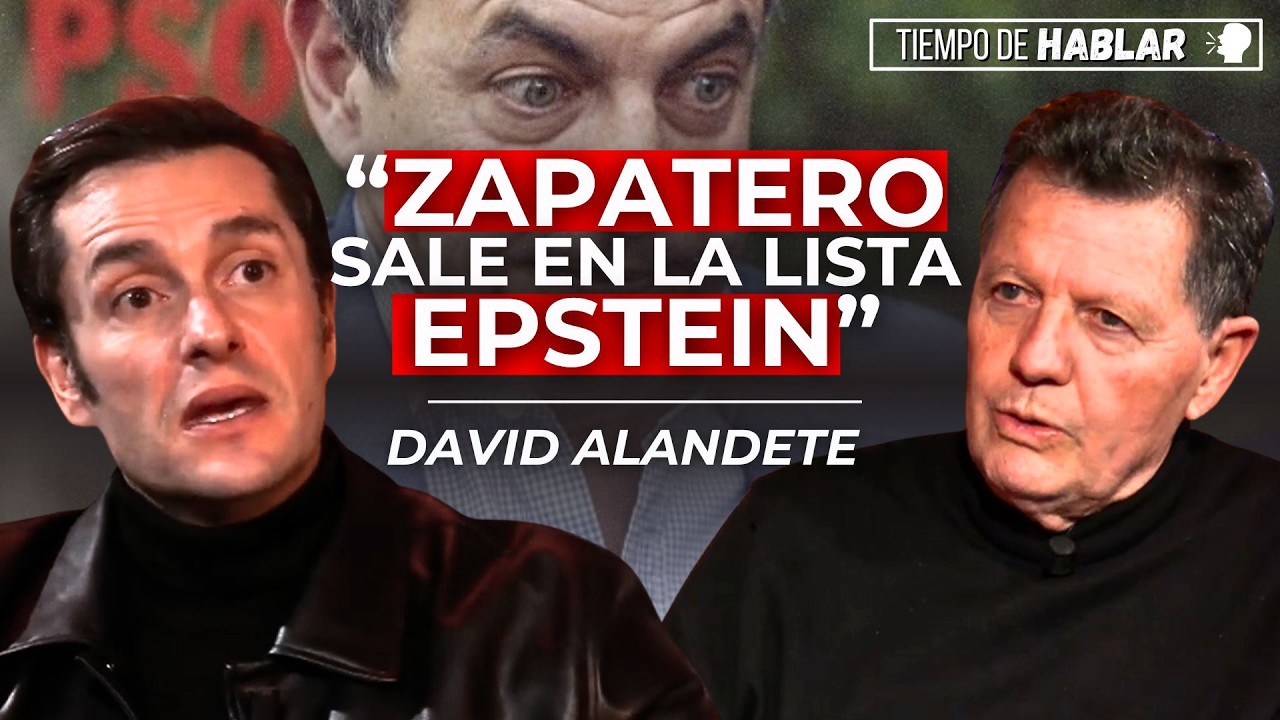 David Alandete revela el nombre que la izquierda silencia en los papeles de Epstein: ¡Zapatero!