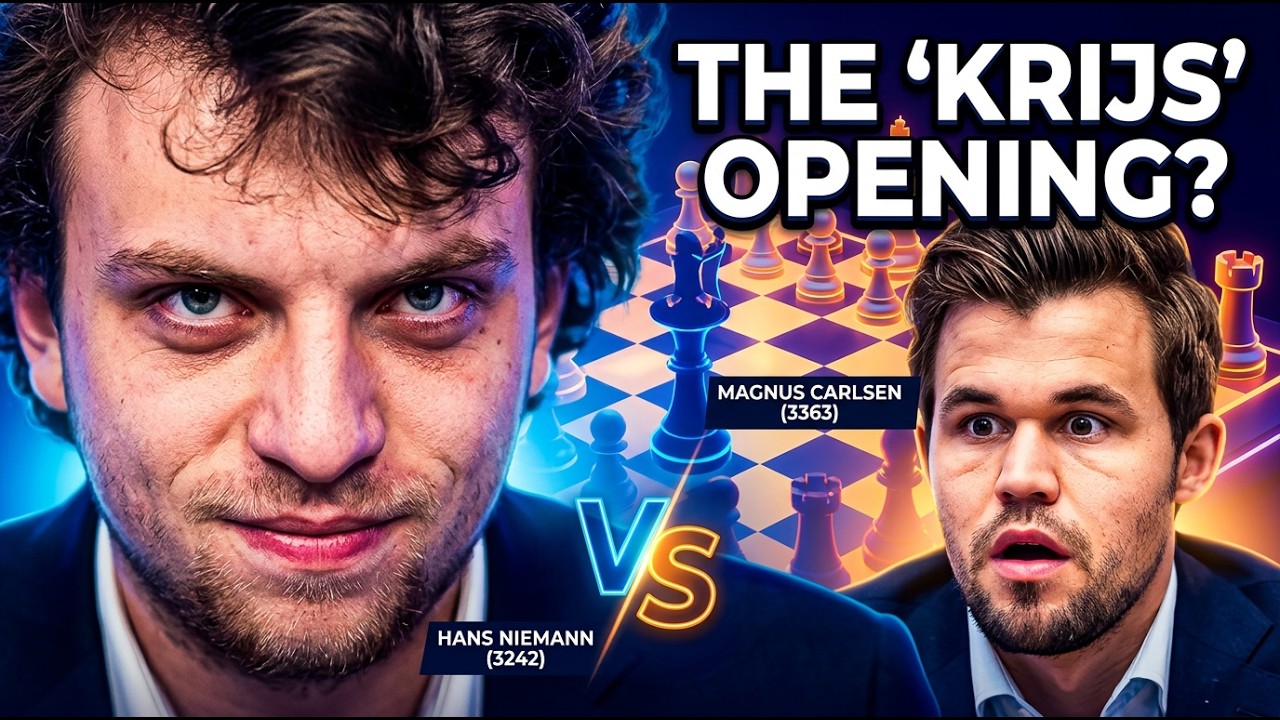 Magnus Carlsen TAKES ON Hans Niemann in the Krijs Opening?to Z chess in ENGLISH