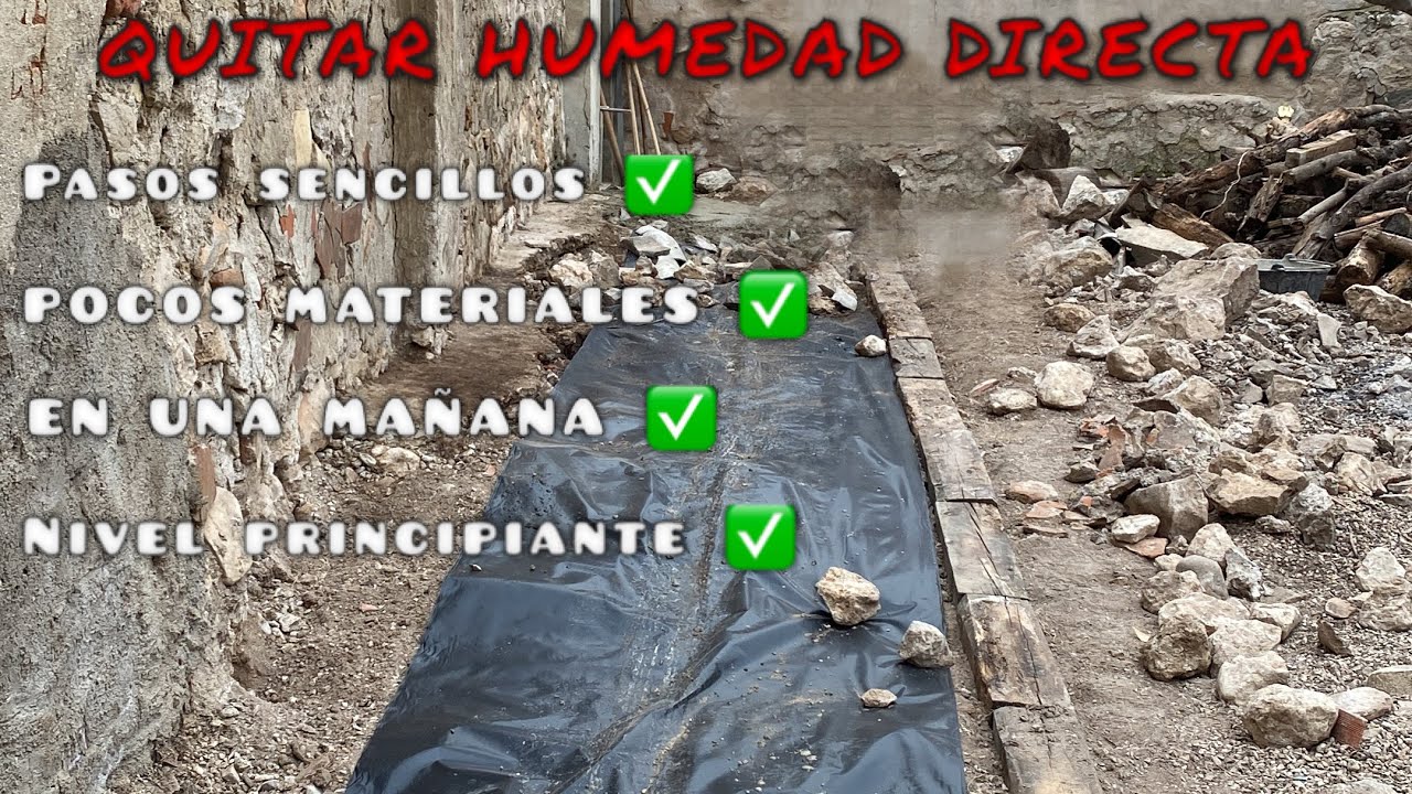 COMO EVITAR HUMEDADES DIRECTAS EN CASA ANTIGUA REMEDIO SIMPLE ECON&Oacute;MICO Y FACIL capilaridad