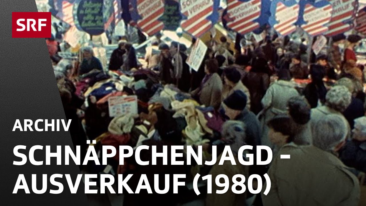 Ausverkauf (1980) | Konsumgesellschaft Schweiz | SRF Archiv