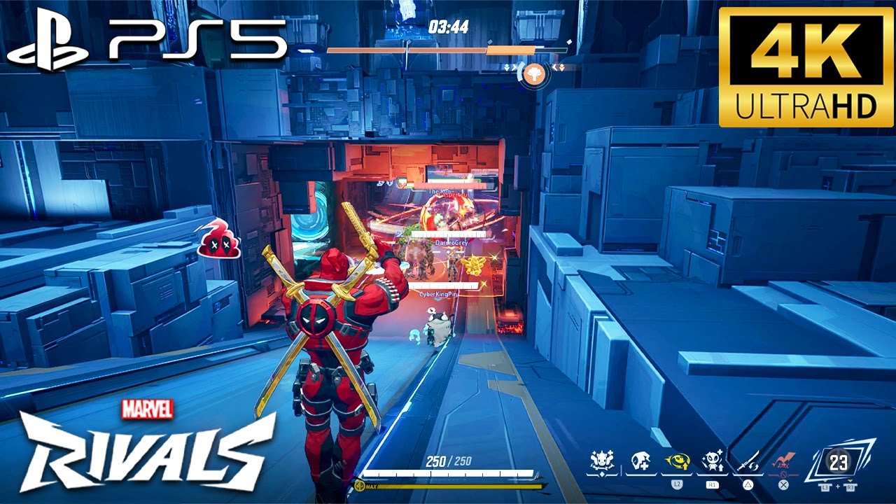 Marvel Rivals Deadpool Free Fight Gameplay- Convoy on Arakko (PS5 4K)