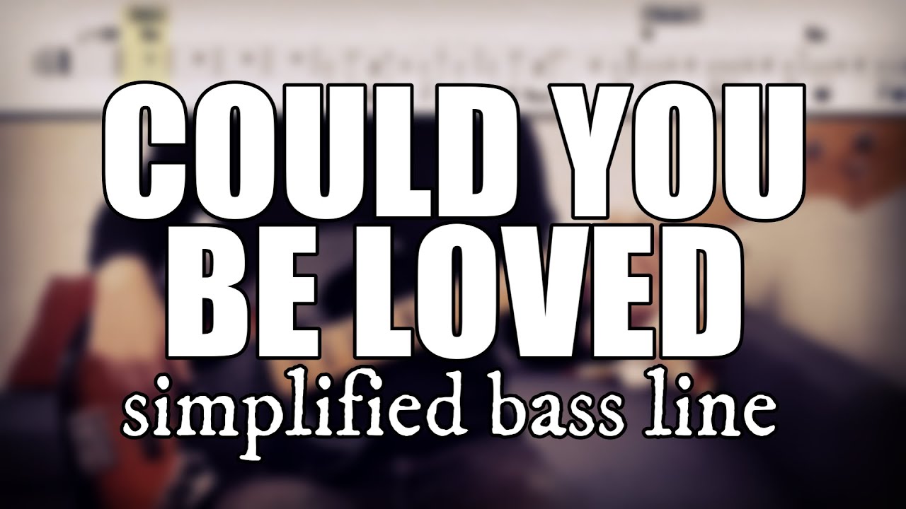 Could You Be Loved - Bob Marley | Simplified bass line with tabs #74