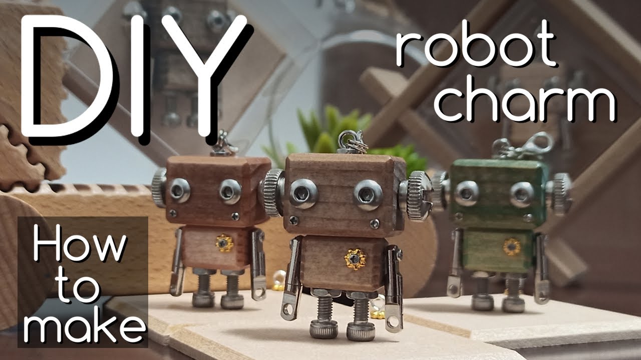 【DIY】ロボットチャーム作ってみた/How to make robot charm【ハンドメイド】