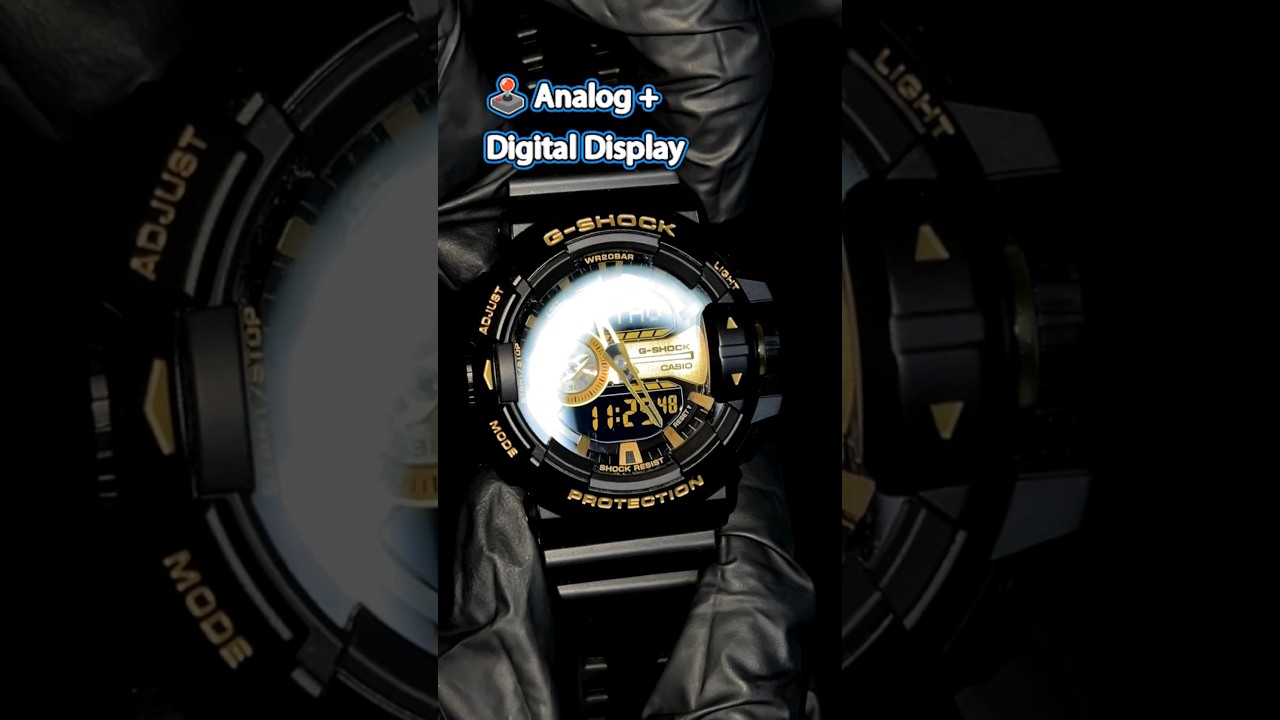 This G-SHOCK GA-400GB-1A9 Is Gold Fury in a Watch