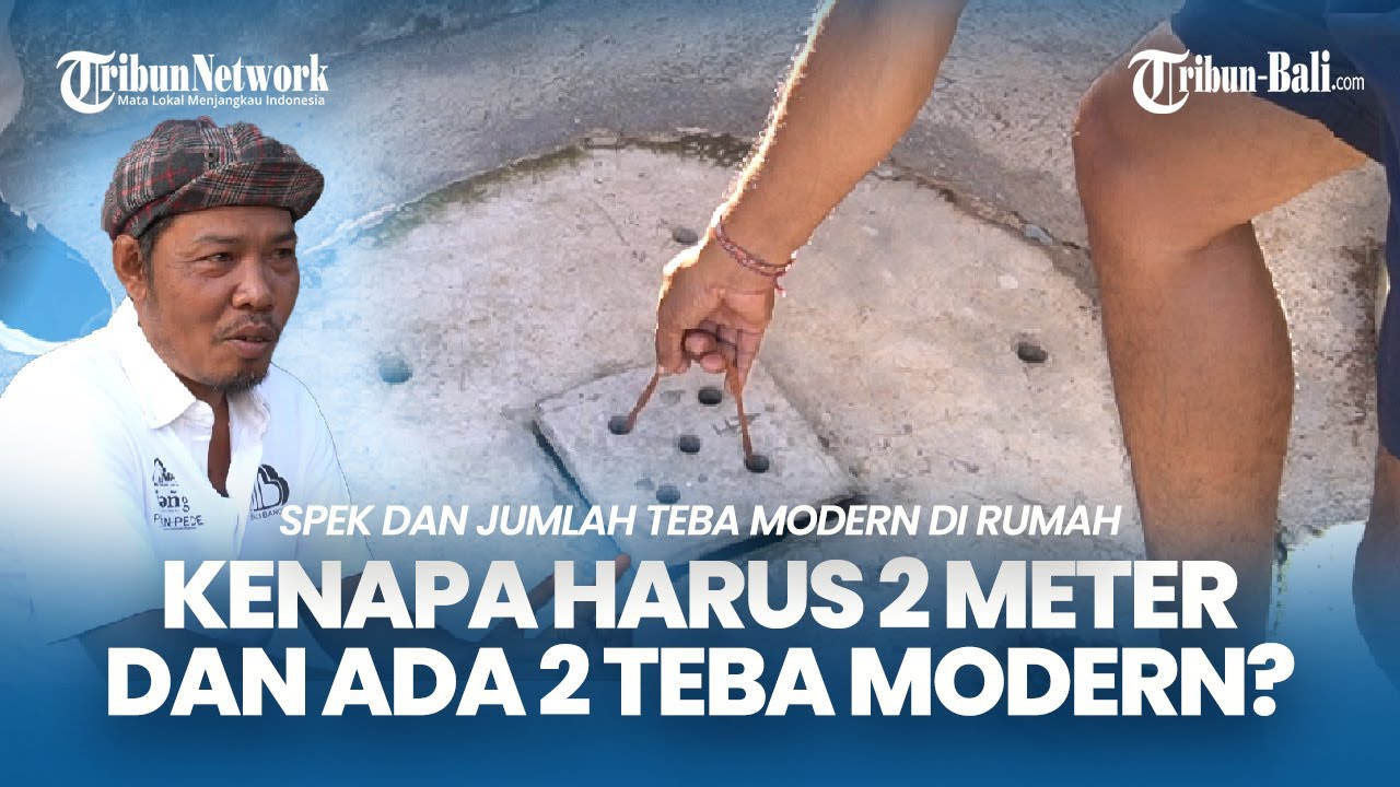 Apa Teba Modern Harus Berbentuk Bulat? Ini Spek dan Cara Membuatnya dari Bli Balik