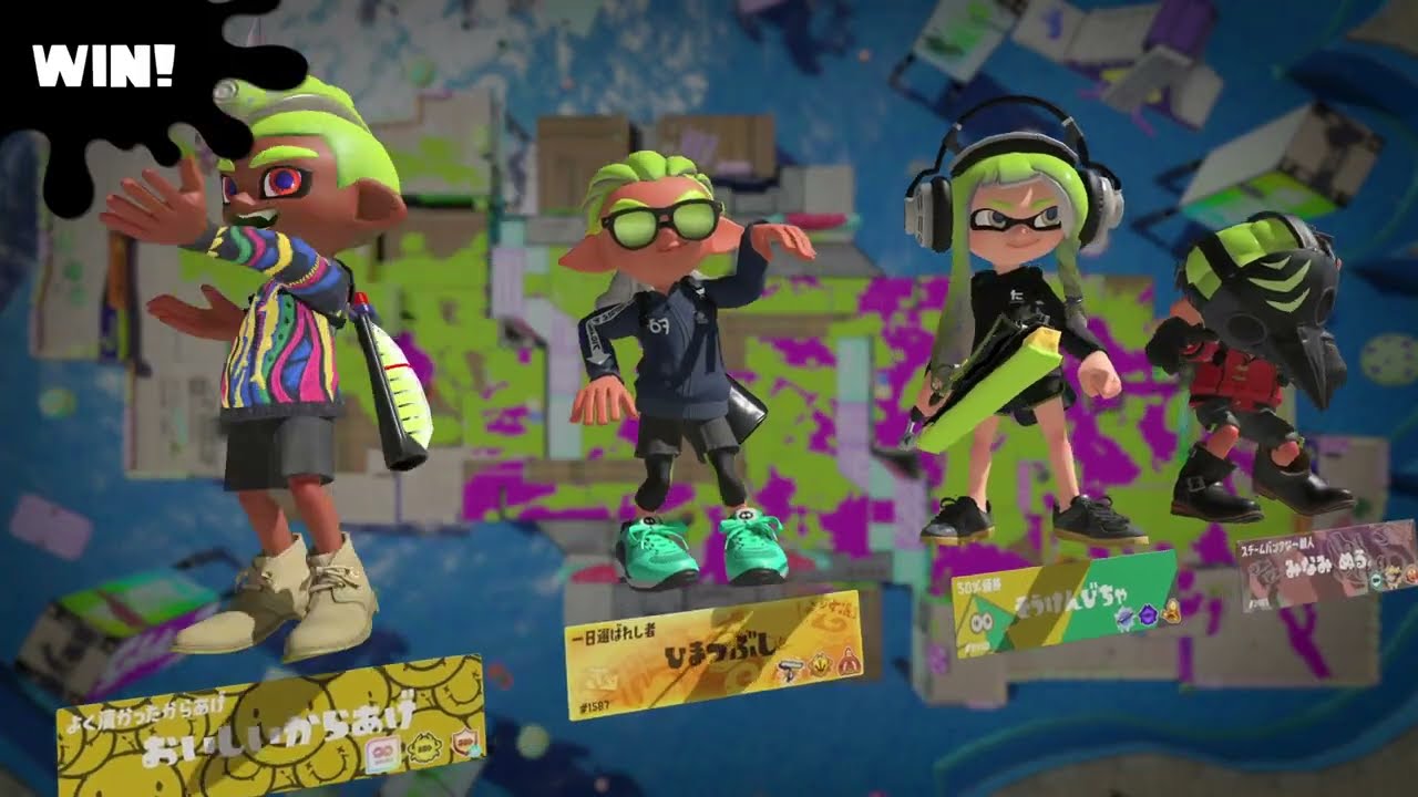 【スプラトゥーン３】プレイ記録259_ギアパワーとの出会いを楽しむブキチハイ_ガエンＦＦカスタム