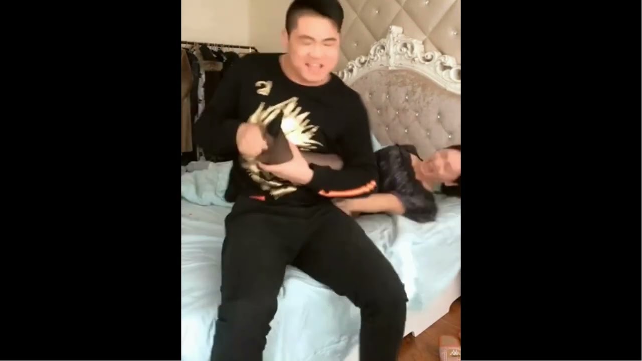 Tickle prank asian wife clips pt  2