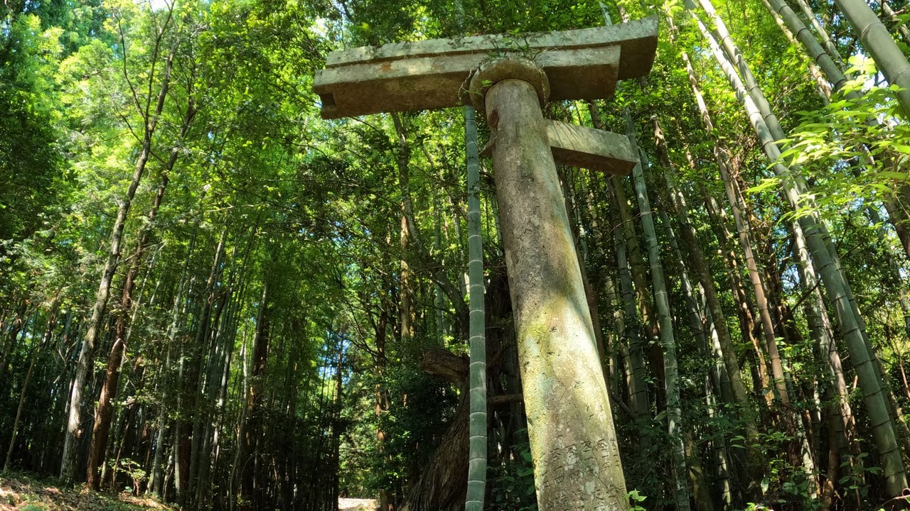 森に溶ける廃神社　宮地獄神社
