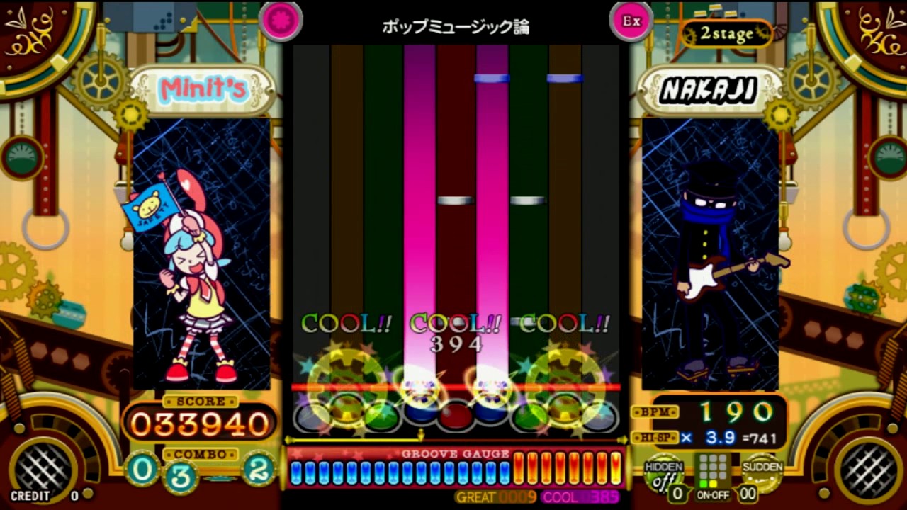 [ ポップン]Lv45 MEGANE ROCK/ 「ポップミュージック論」Ex