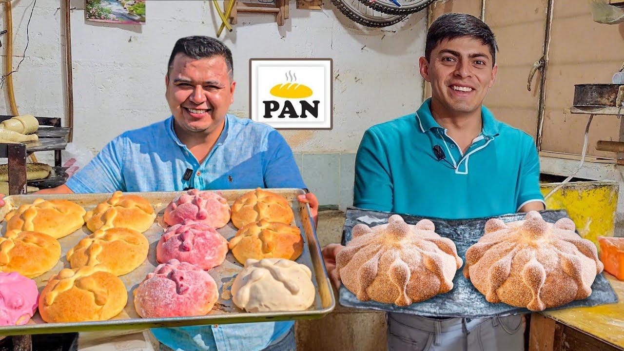 Así se Hace el PAN de DIFUNTO - Elaboracion de Pan Tradicional 