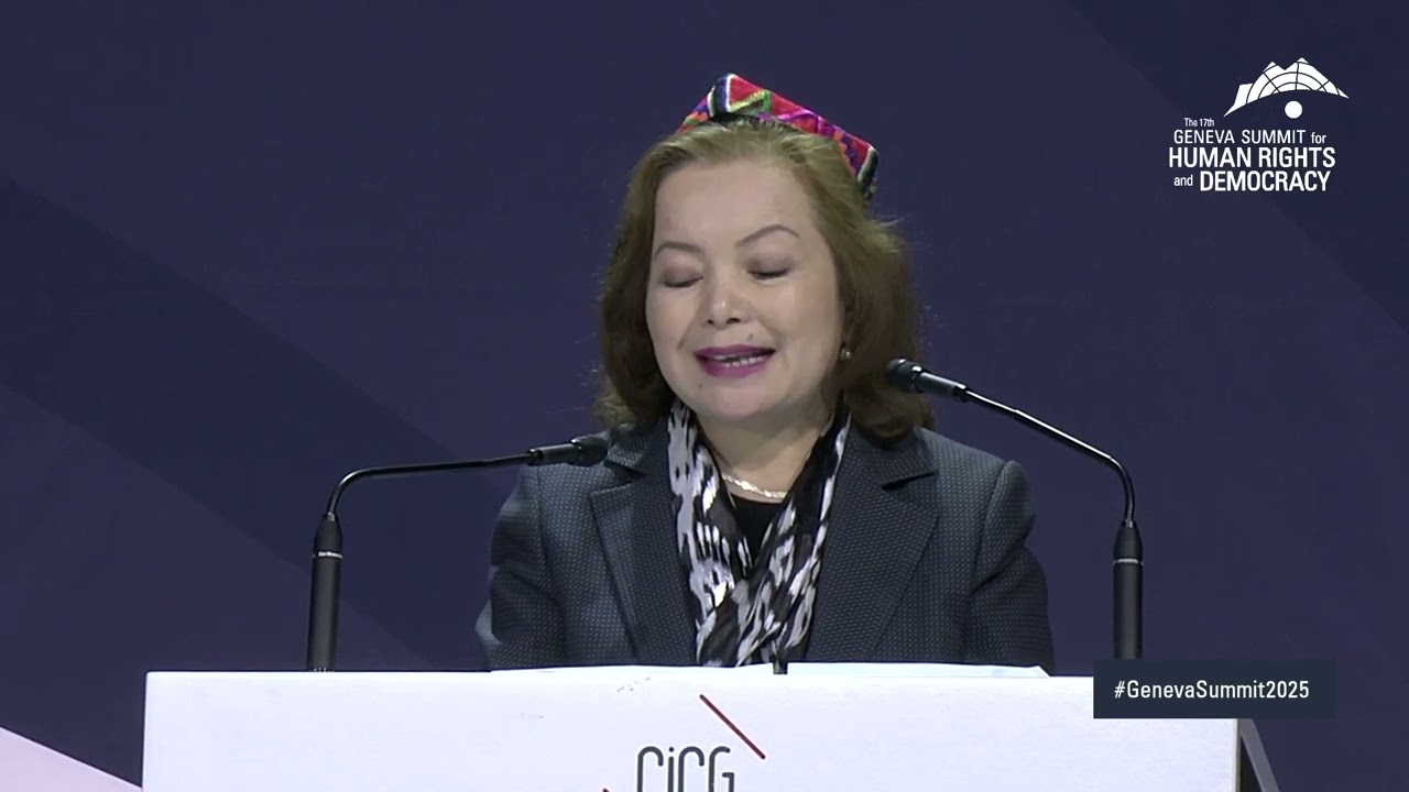 Rahima Mahmut - The Campaign to Stop China&rsquo;s Destruction of the Uyghurs | Geneva Summit 2025